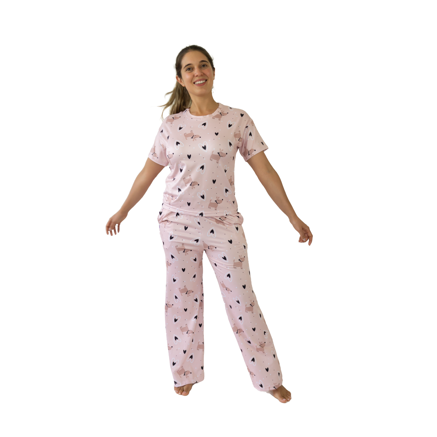 Pijama Andalucía Manga Corta - Mujer