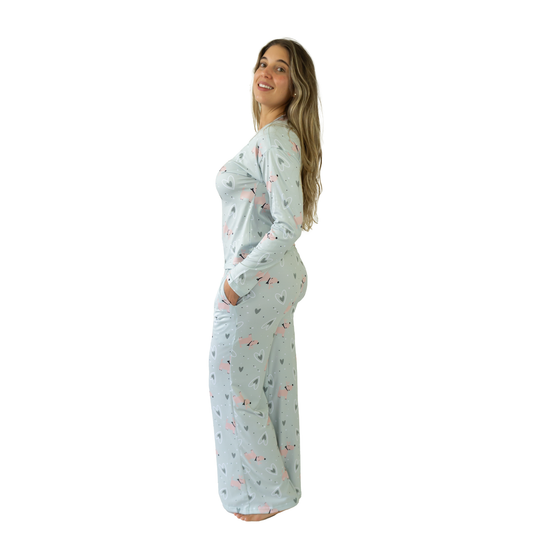 Pijama Andalucía Manga Larga - Mujer