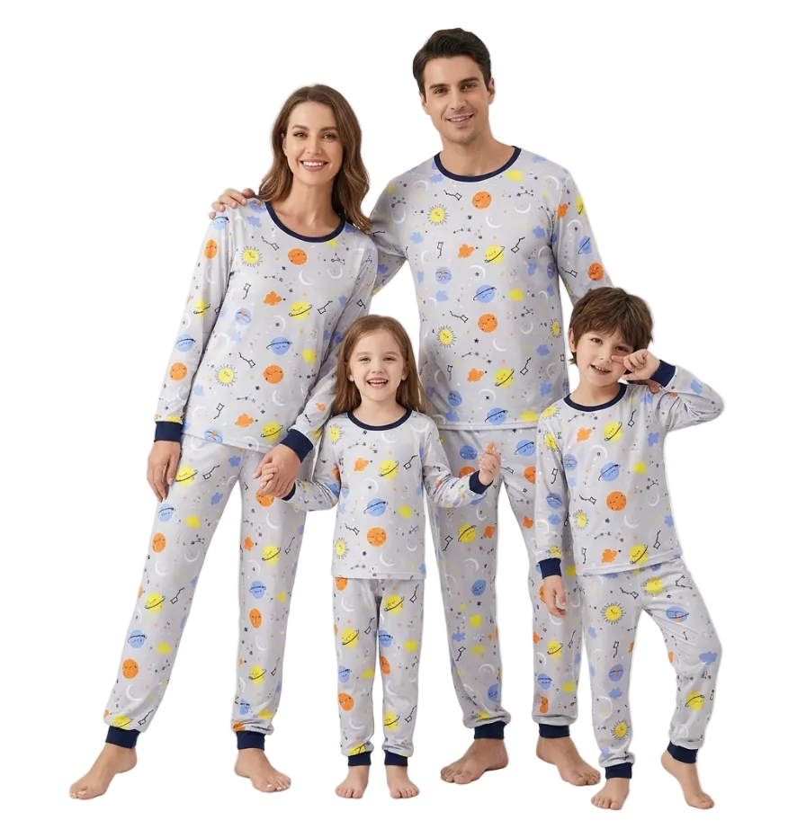 Pijama Familiar Sistema Solar - Mujer