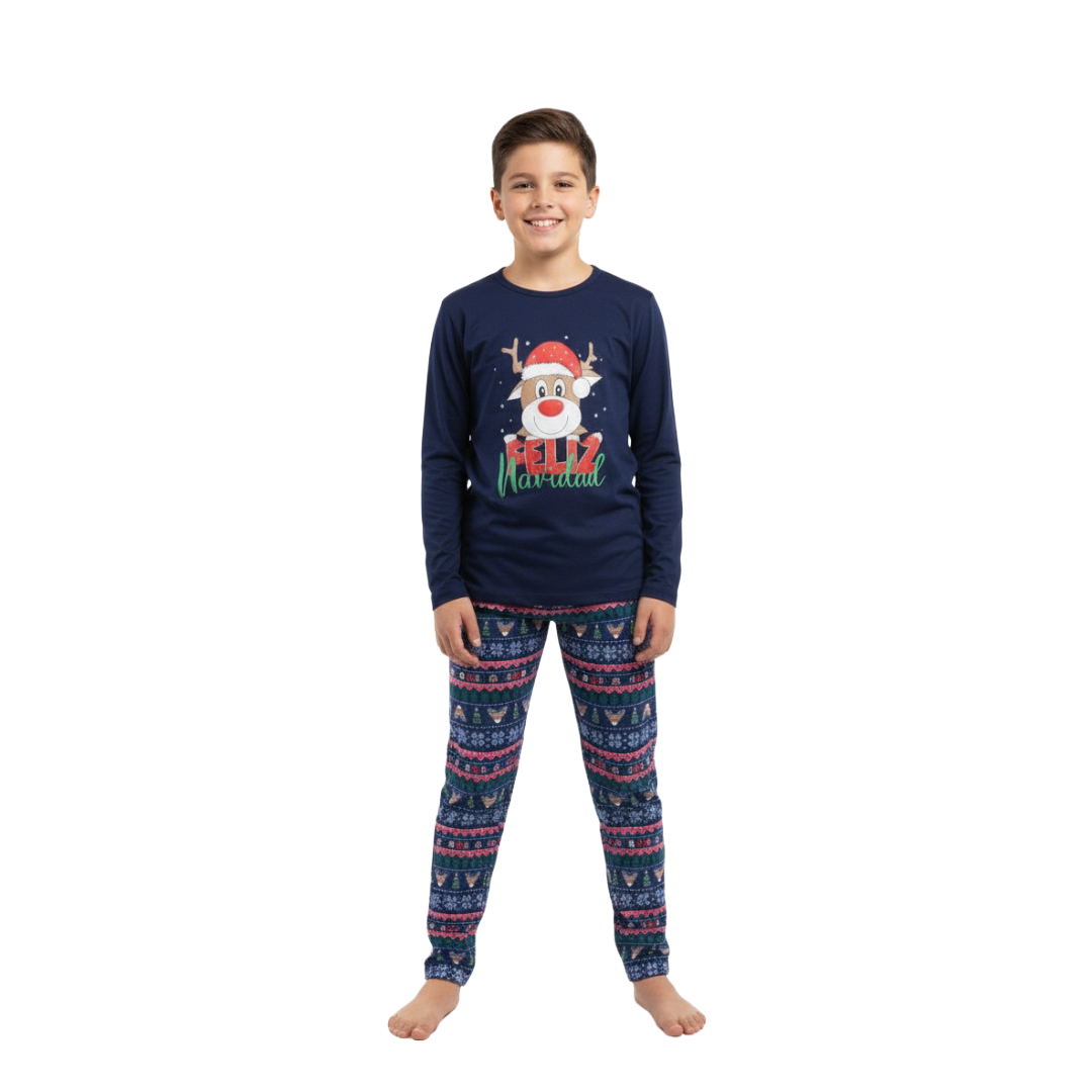 Pijama Navidad Azul - Niña / Niño