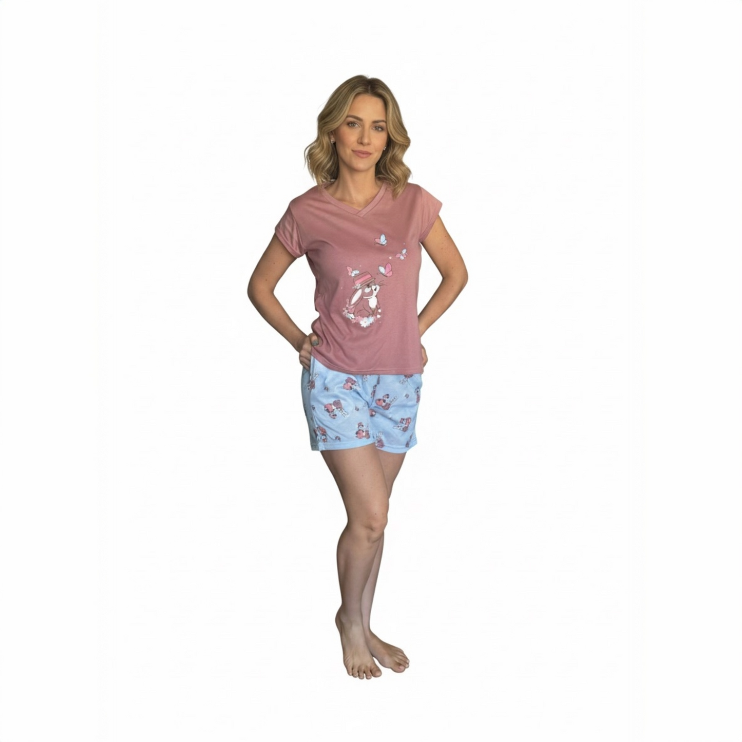 Pijama María Pantalón Corto - Mujer