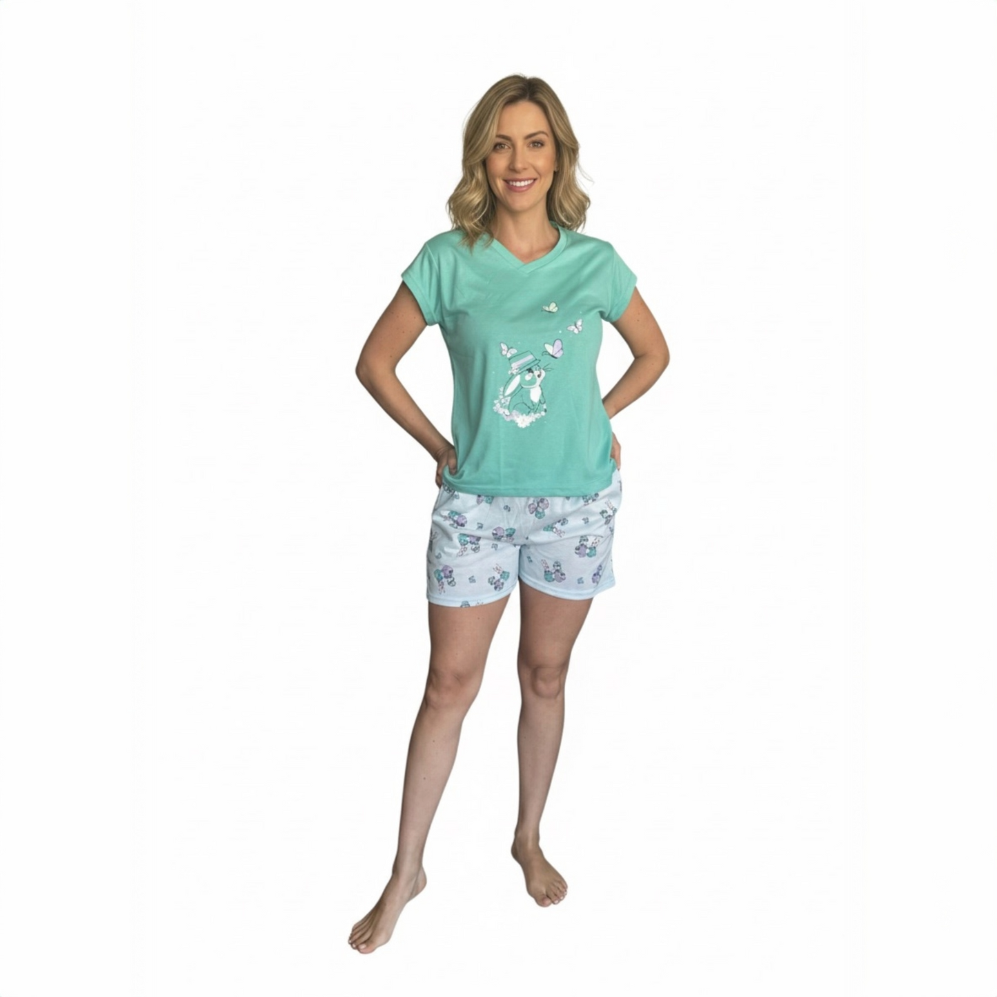 Pijama María Pantalón Corto - Mujer