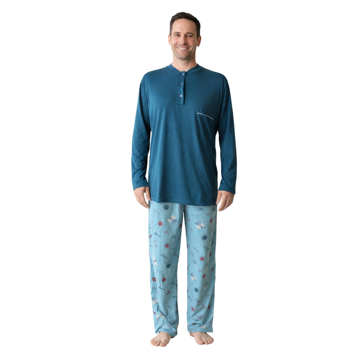 Pijama Ricardo Manga Larga