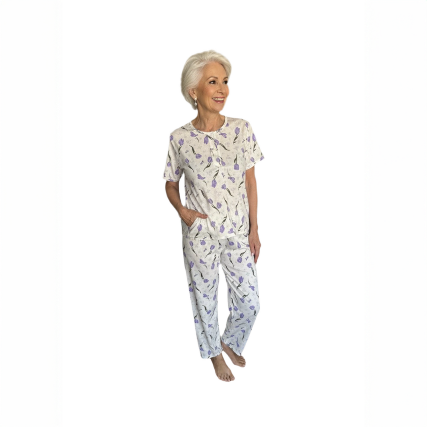 Pijama Clara Manga Corta - Mujer