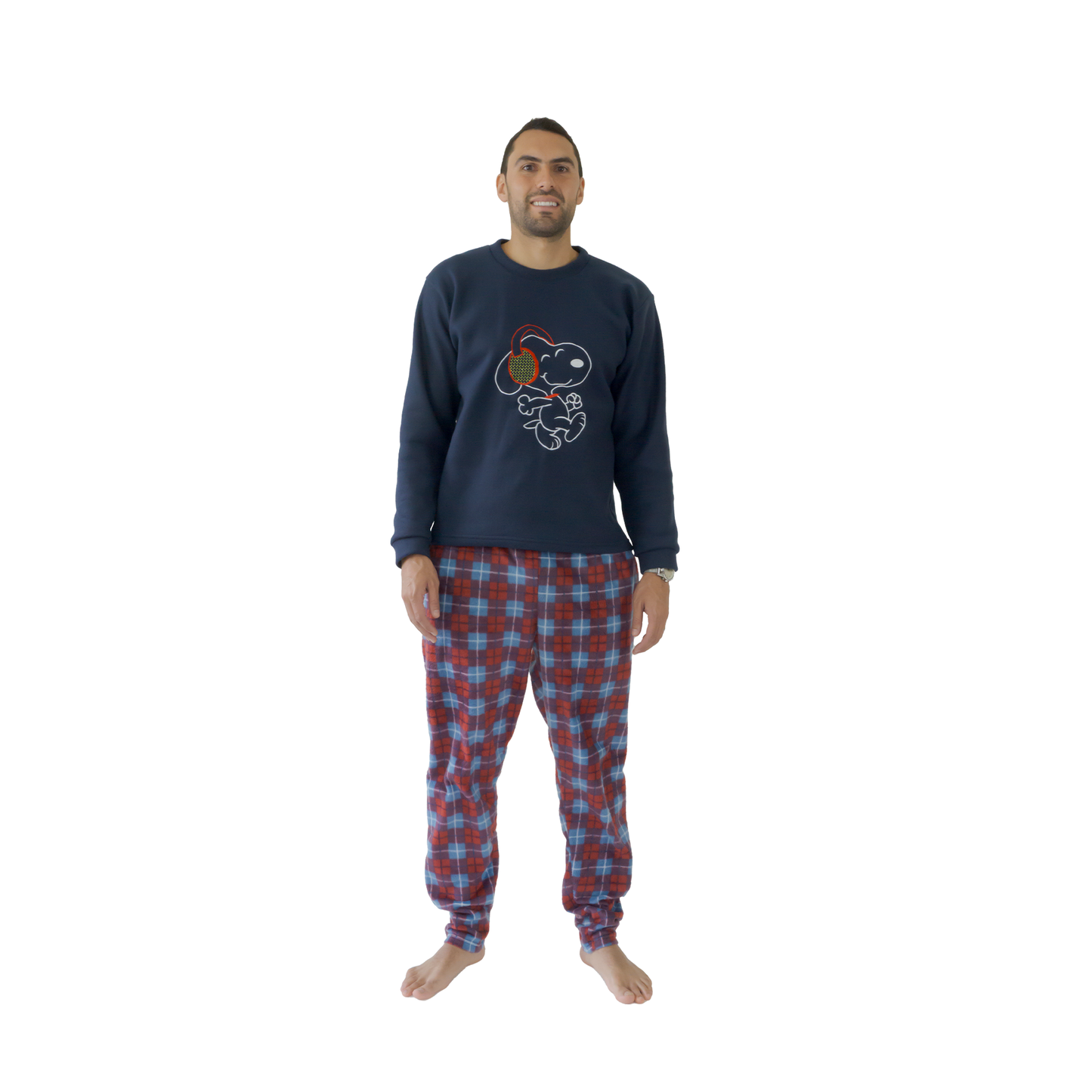 Pijama Oliver Manga Larga- Hombre