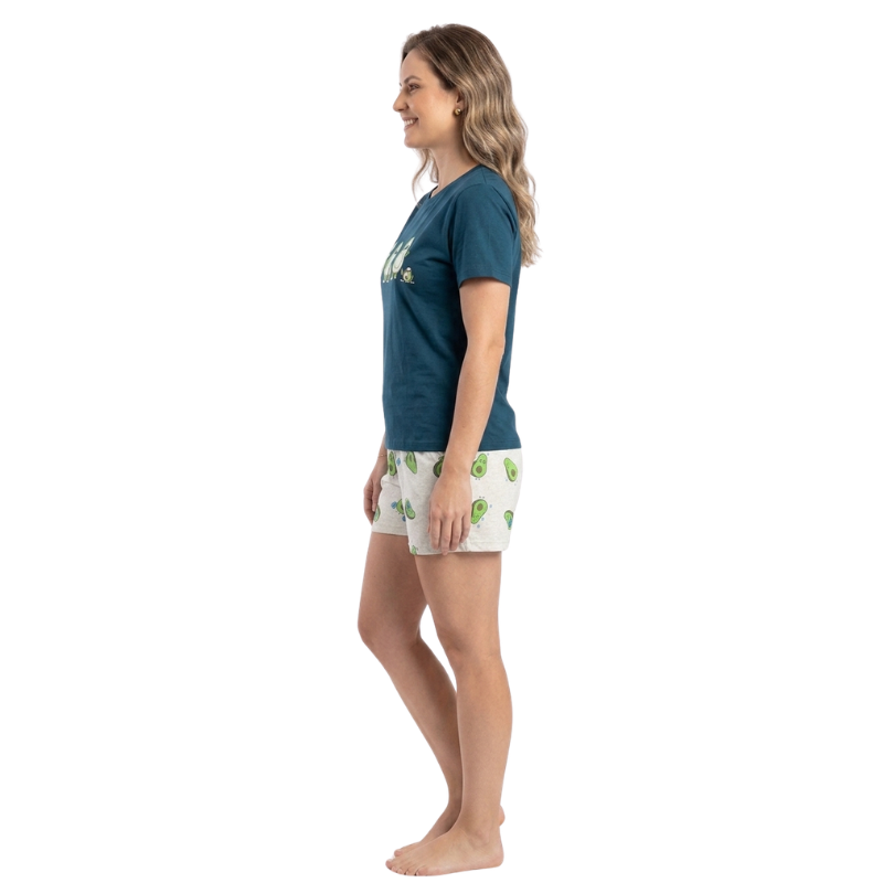 Pijama Mayerly Pantalón Corto - Mujer