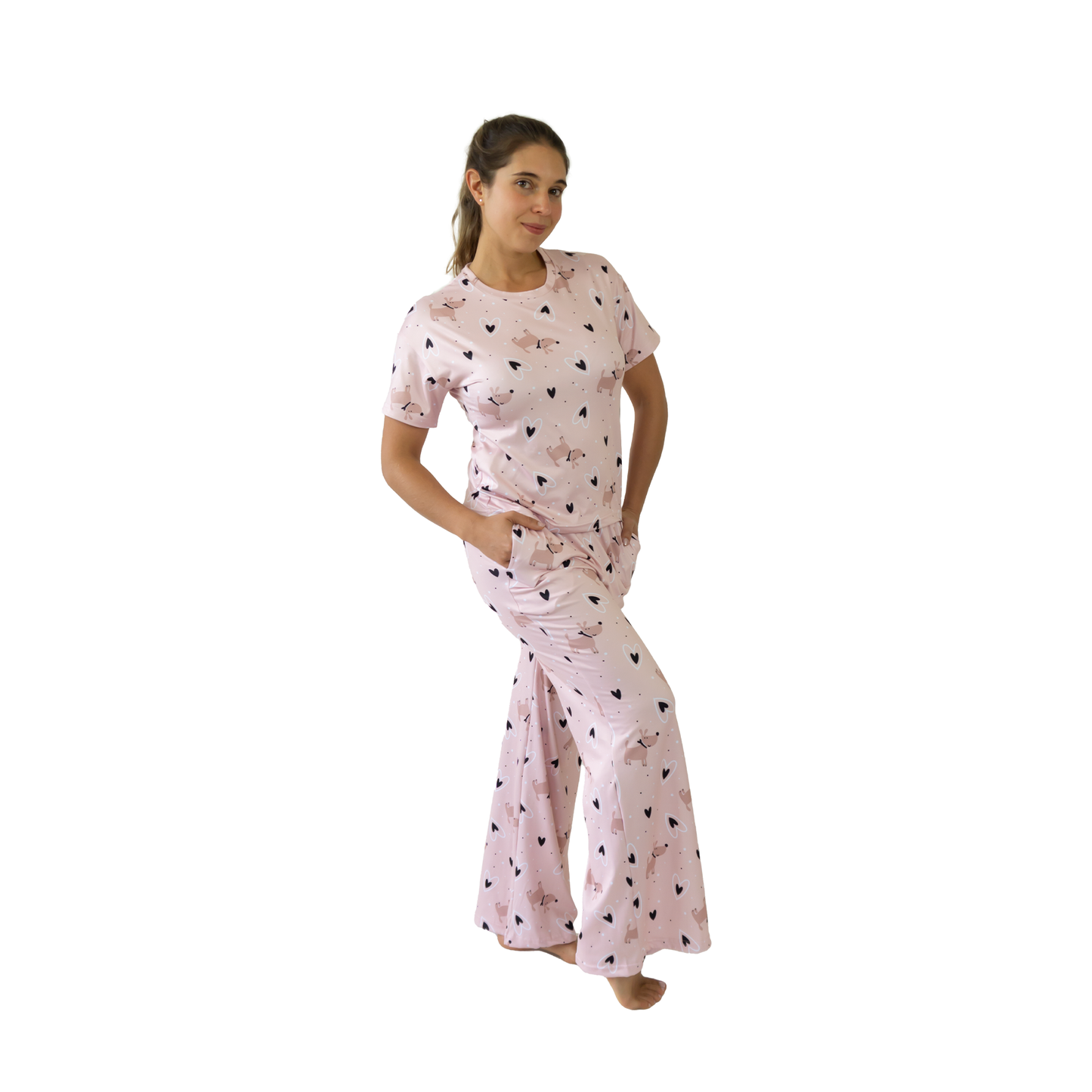 Pijama Andalucía Manga Corta - Mujer