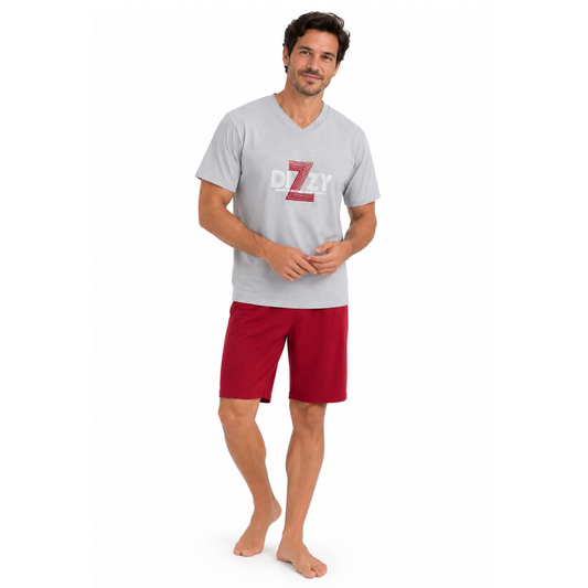 Pijama Miguel Pantalón Corto- Hombre