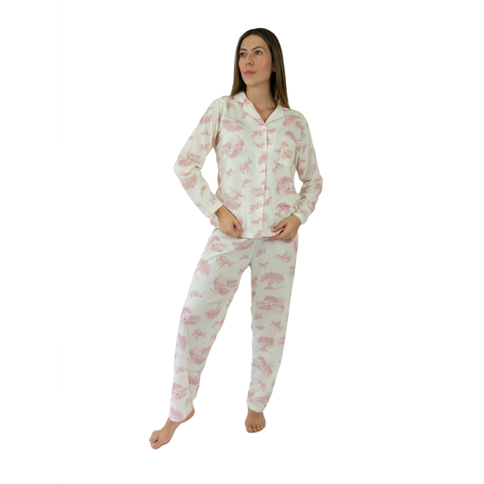 Pijama Ruby Manga Larga- Mujer