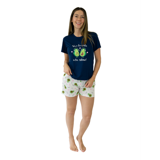 Pijama Mayerly Pantalón Corto - Mujer