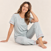 Pijama Lucrecia Manga Corta - Mujer