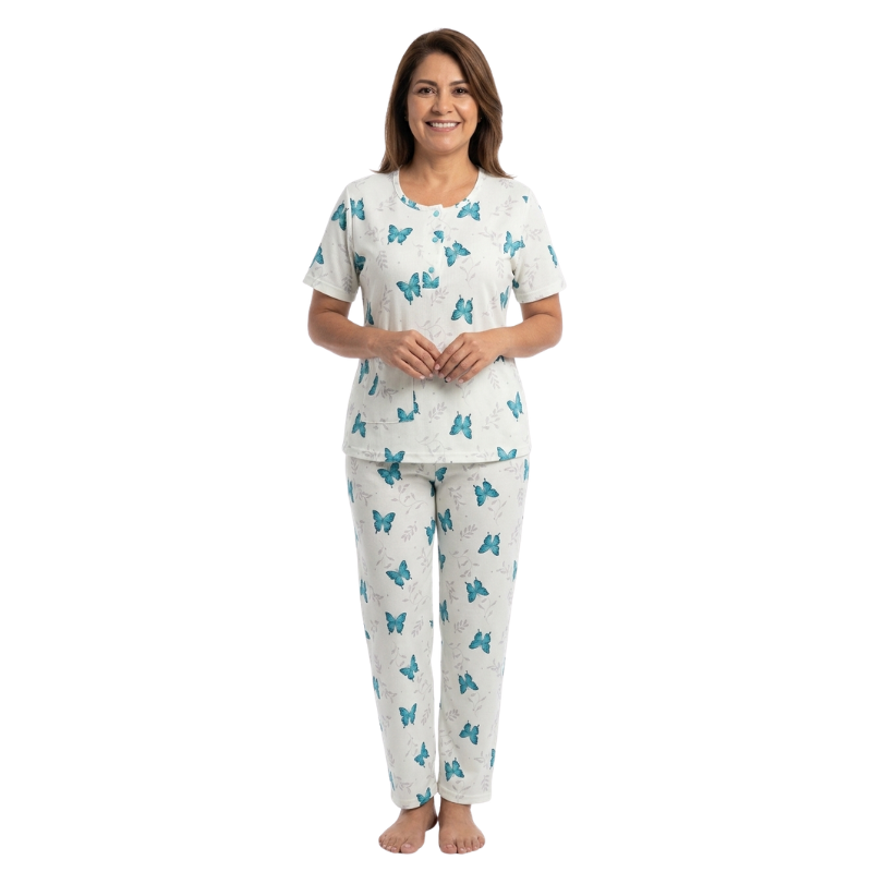 Pijama Clara Manga Corta - Mujer