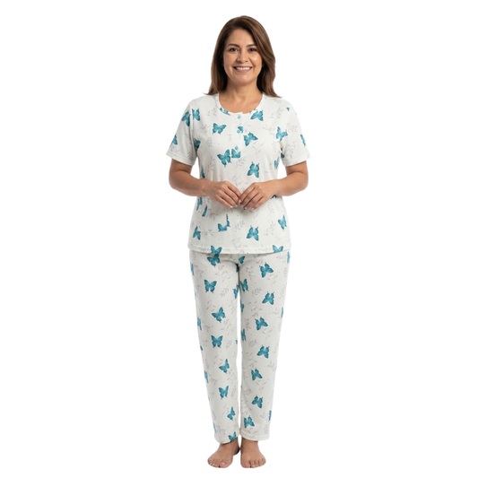 Pijama Clara Manga Corta - Mujer