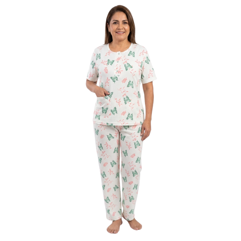 Pijama Clara Manga Corta - Mujer