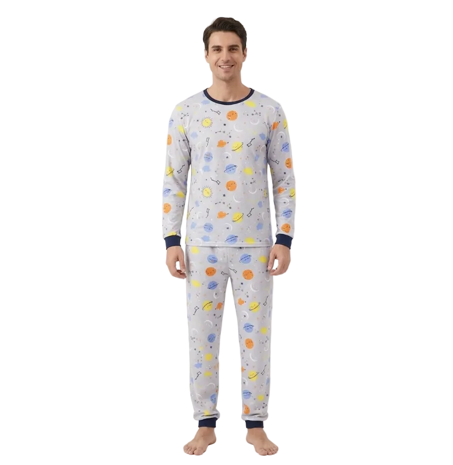 Pijama Familiar Sistema Solar - Hombre
