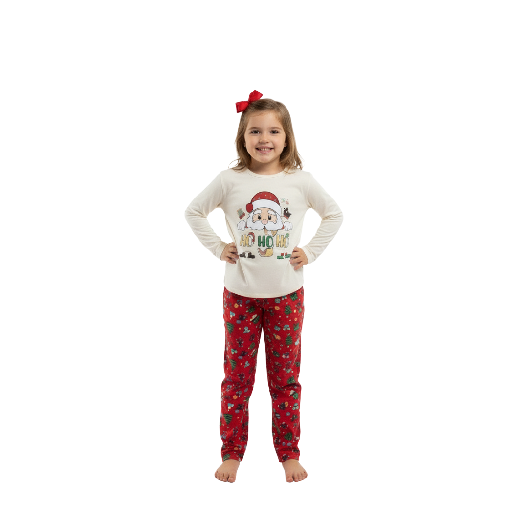 Pijama Navidad Blanca - Niña / Niño