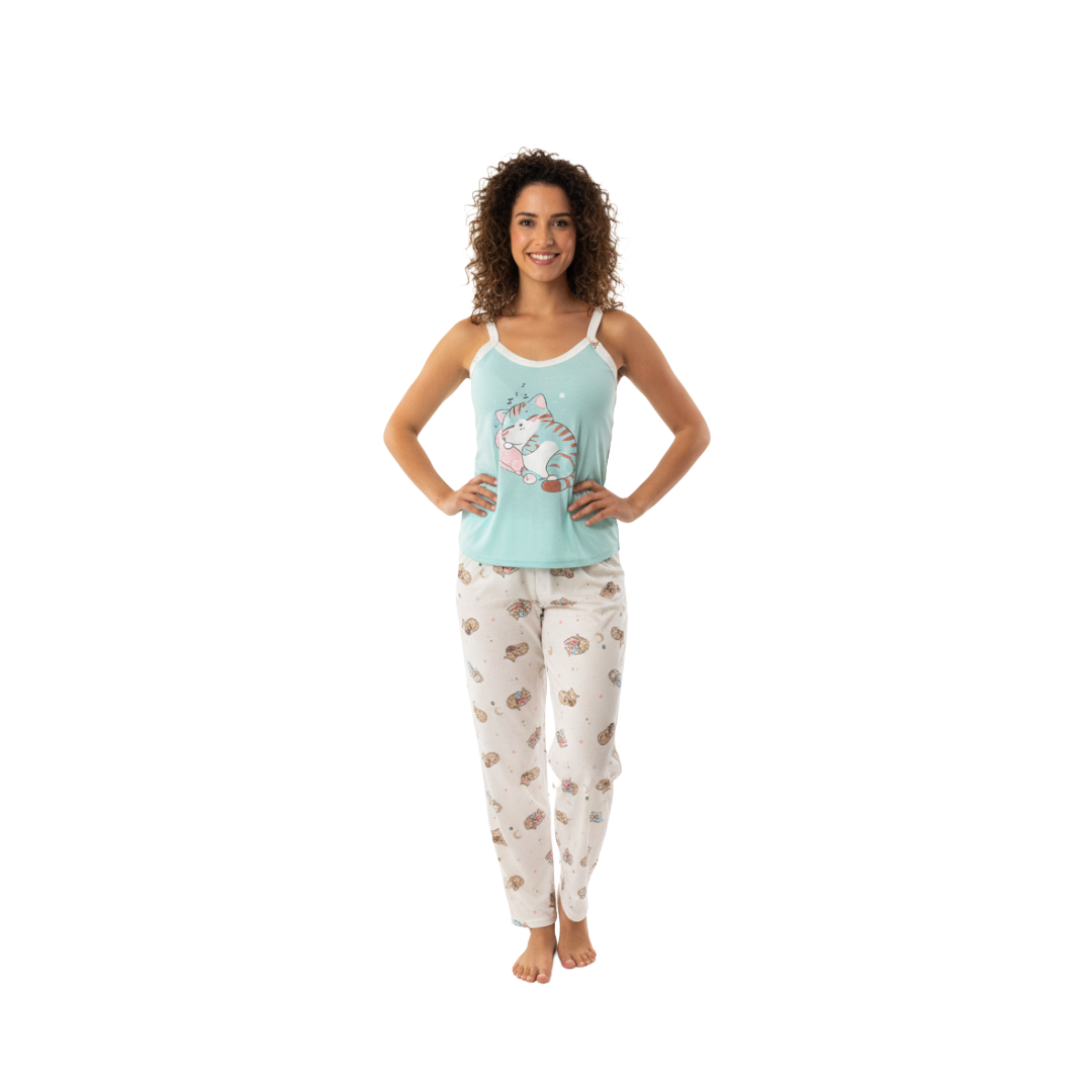 Pijama Omaira pantalón largo - Mujer