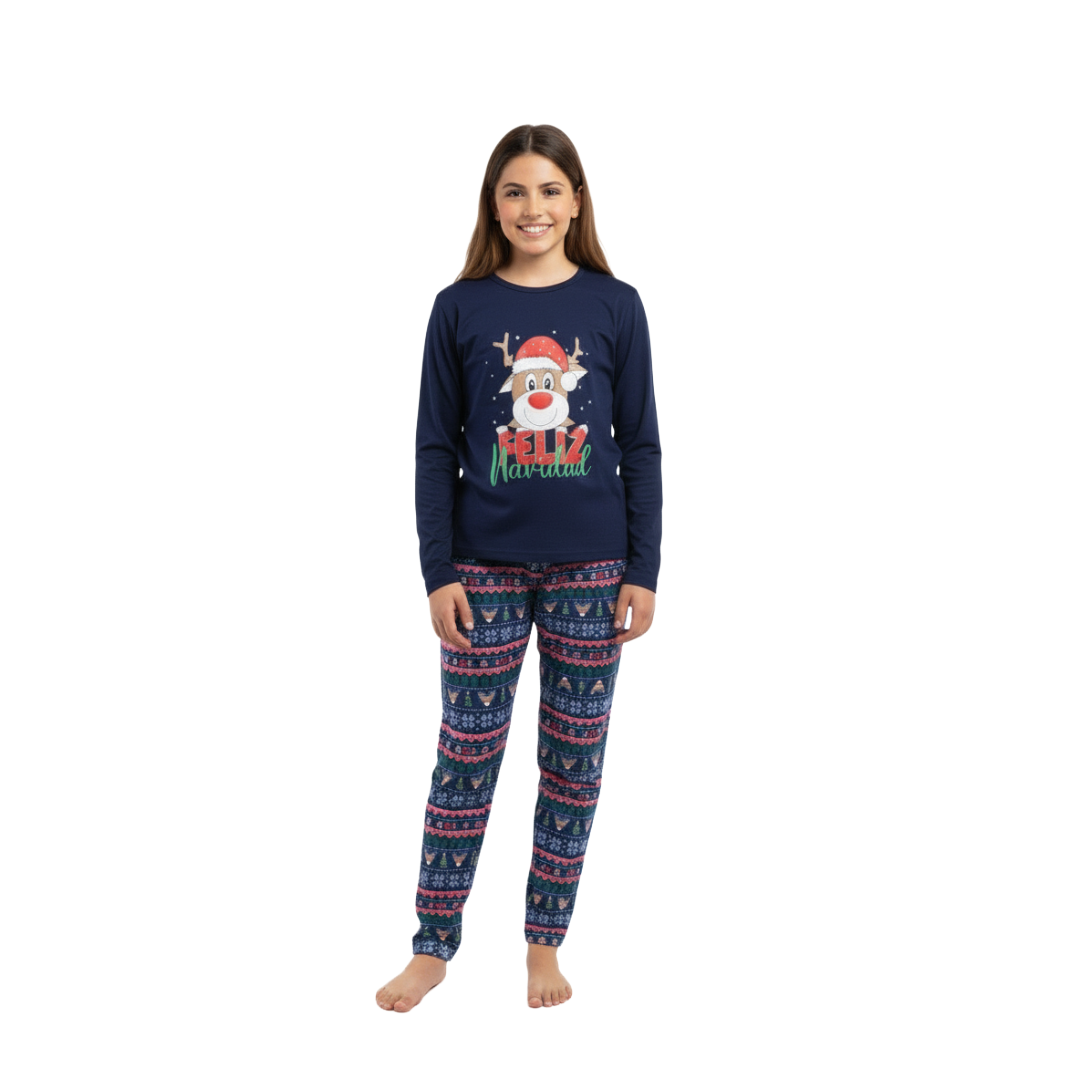 Pijama Navidad Azul - Niña / Niño