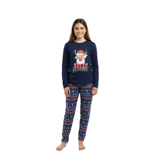 Pijama Navidad Azul - Niña / Niño