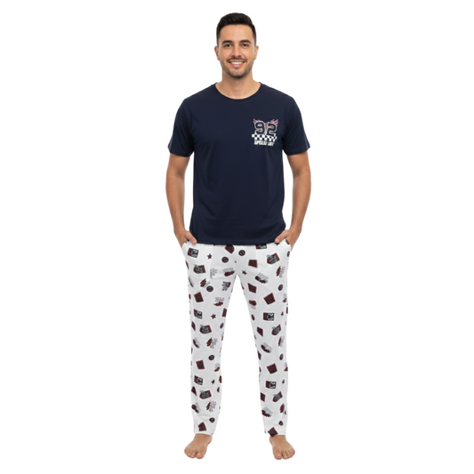 Pijama Samuel Manga Corta- Hombre