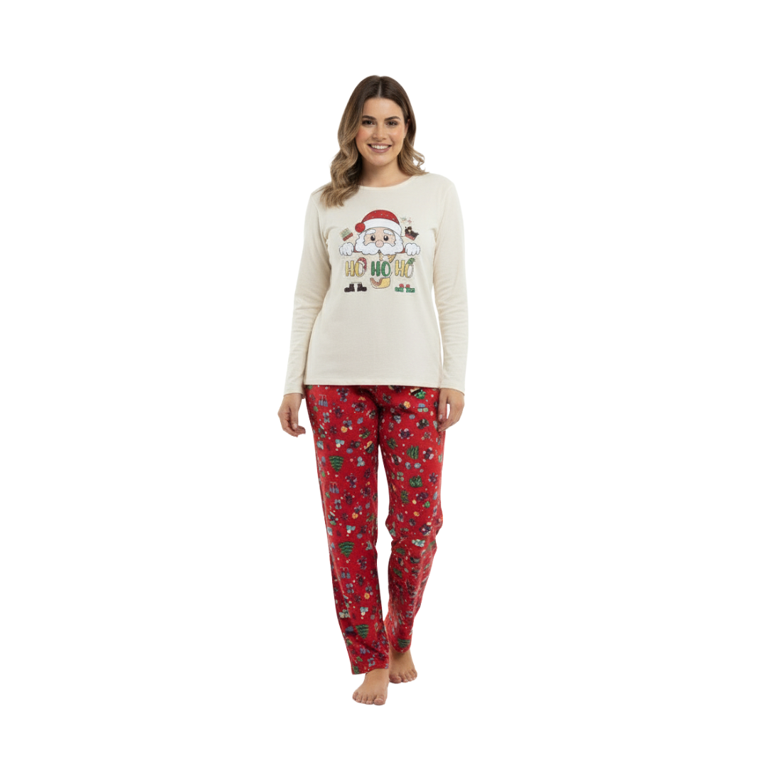 Pijama Navidad Blanca - Mujer