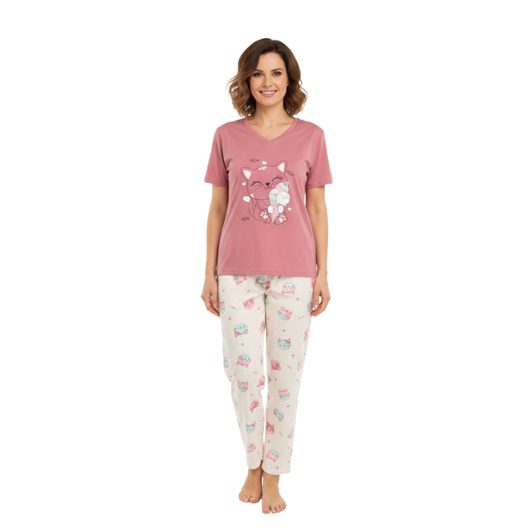 Pijama Valeria Manga Corta