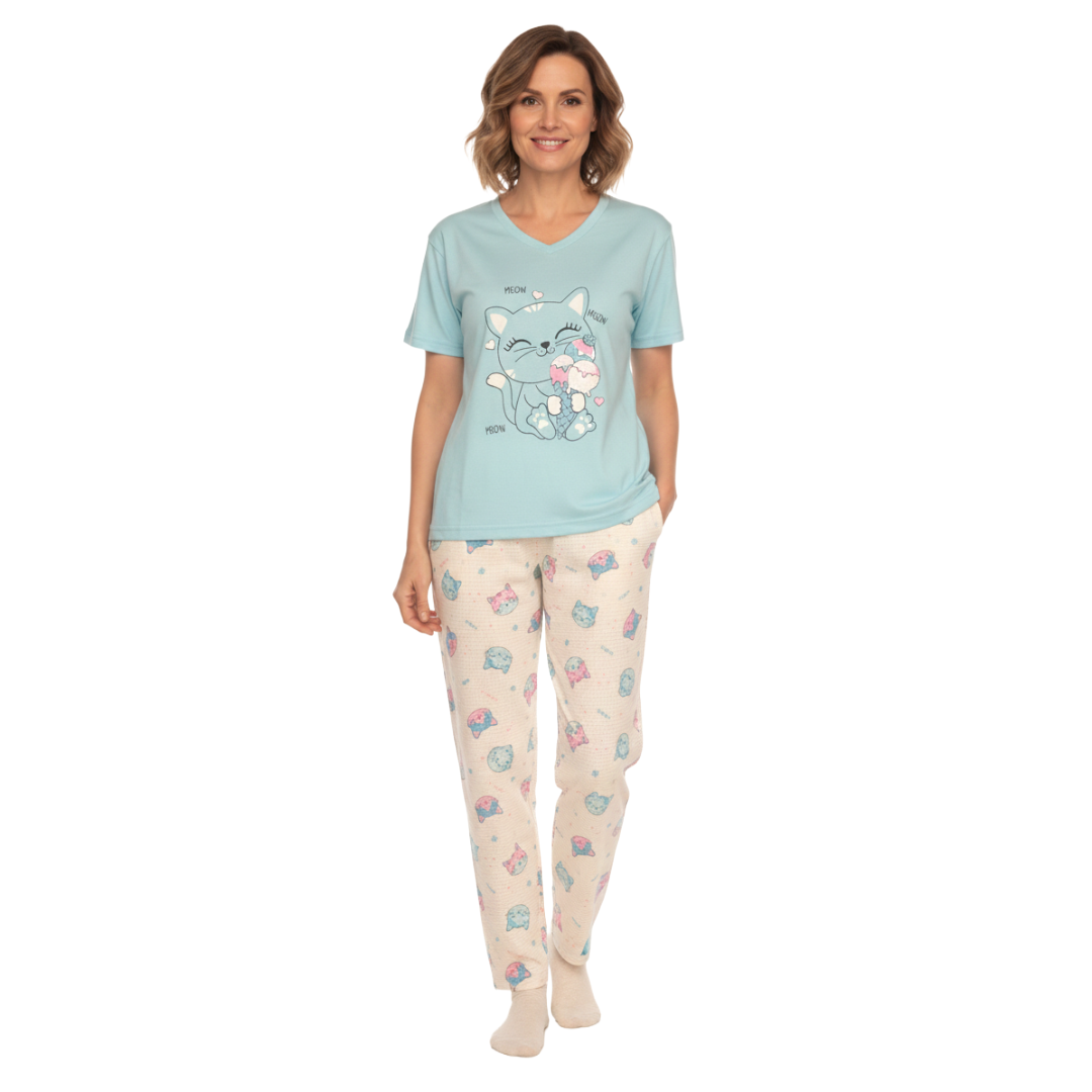 Pijama Valeria Manga Corta