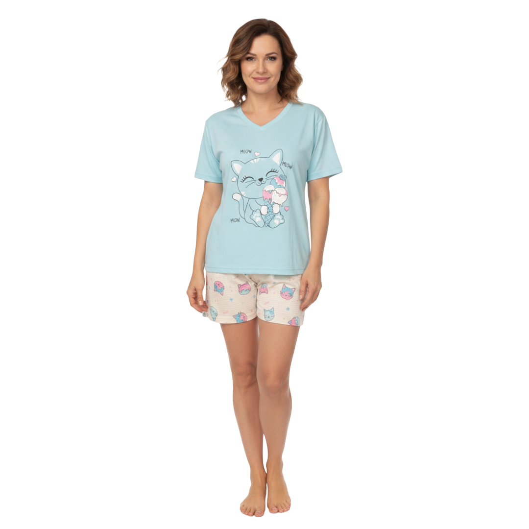 Pijama Valeria Pantalon Corto