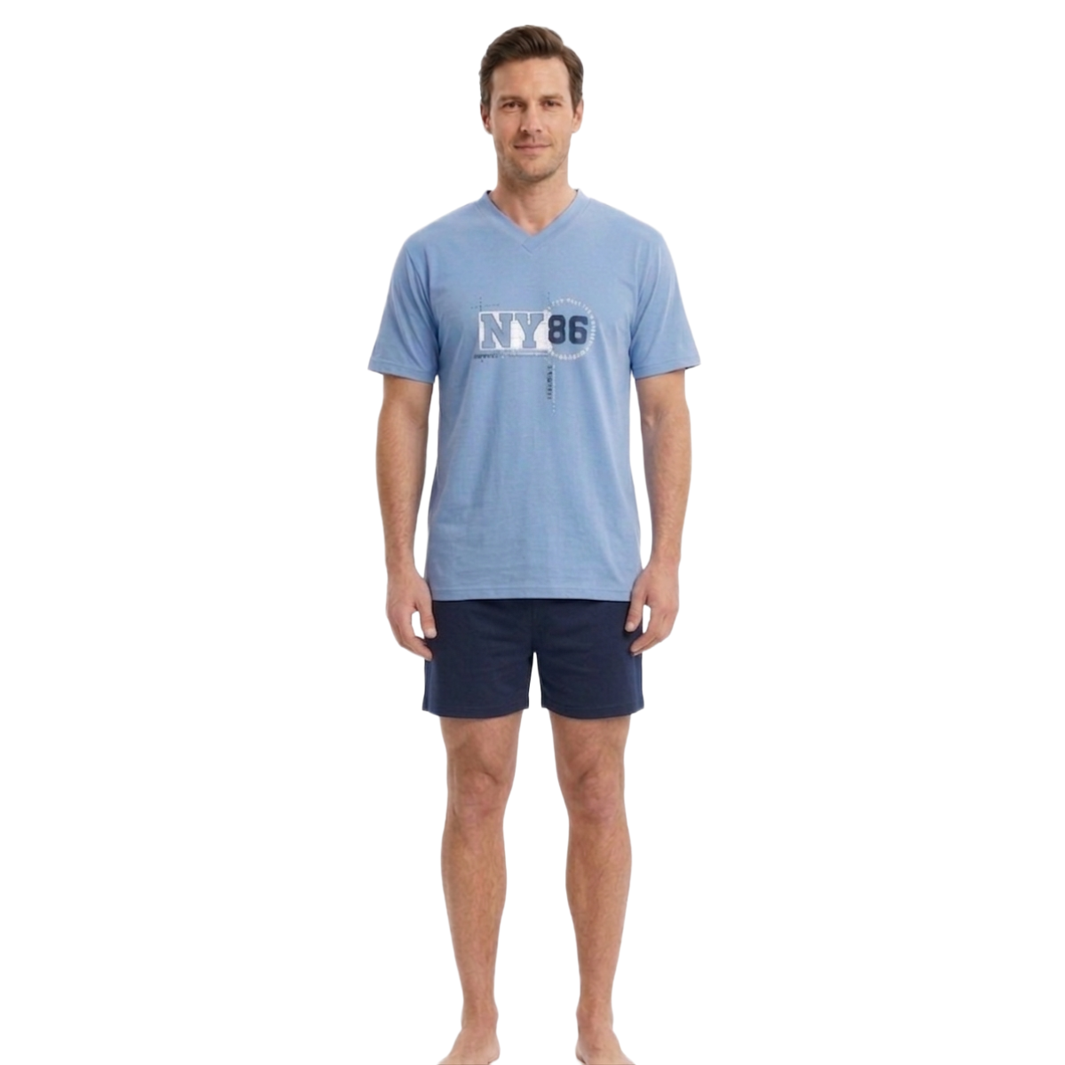 Pijama Miguel Pantalón Corto- Hombre