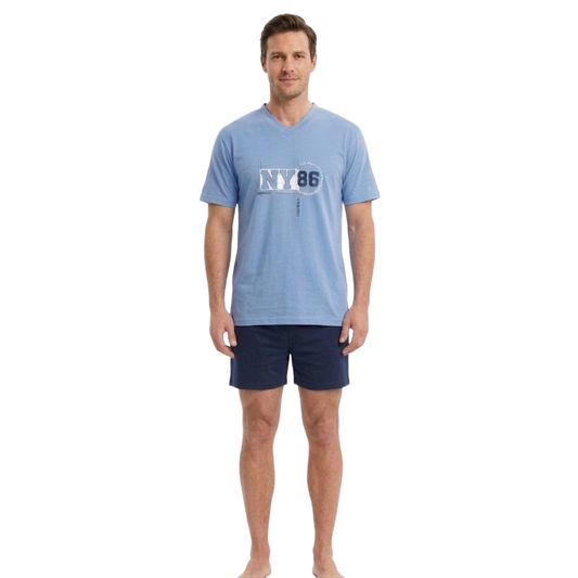 Pijama Miguel Pantalón Corto- Hombre