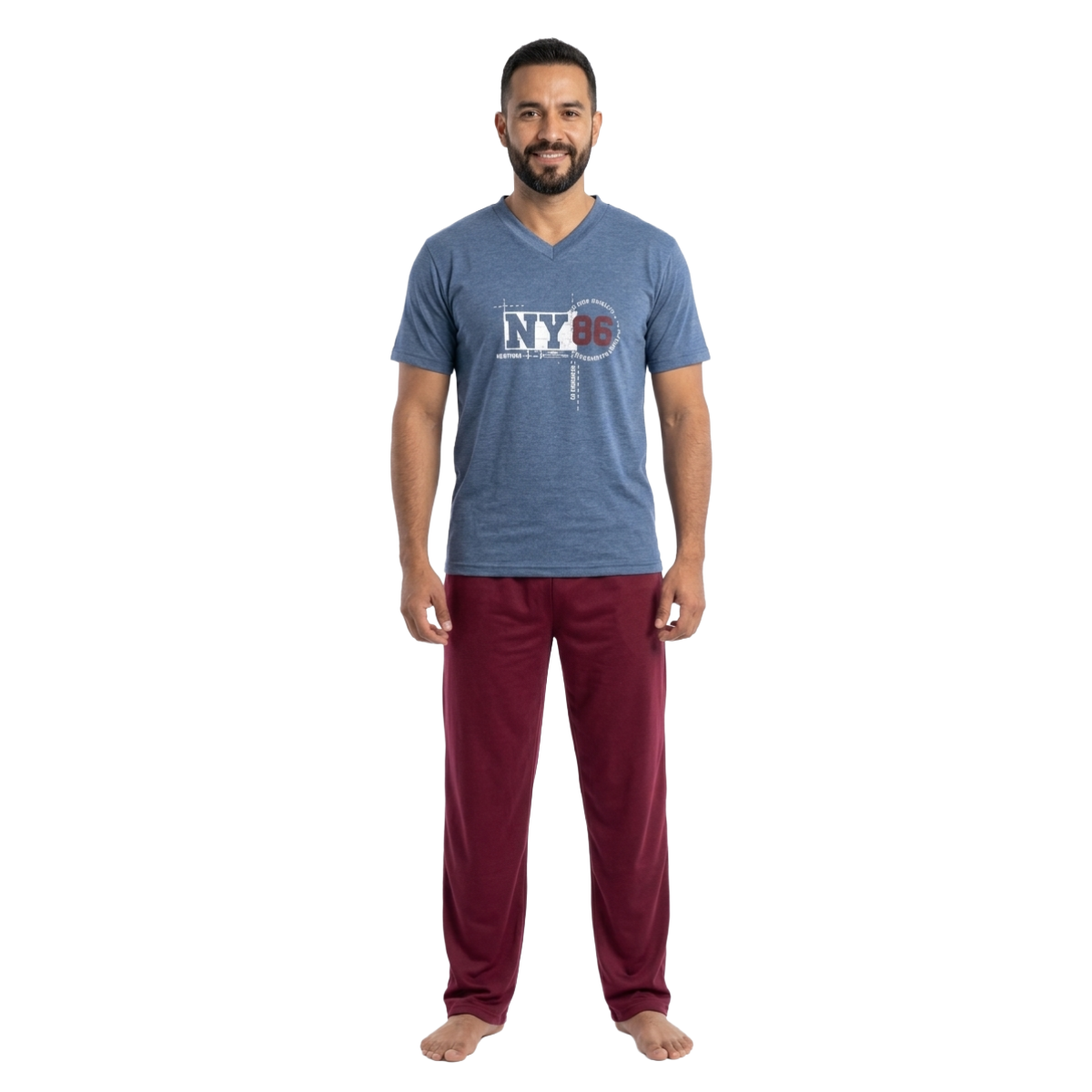 Pijama Miguel Manga Corta- Hombre