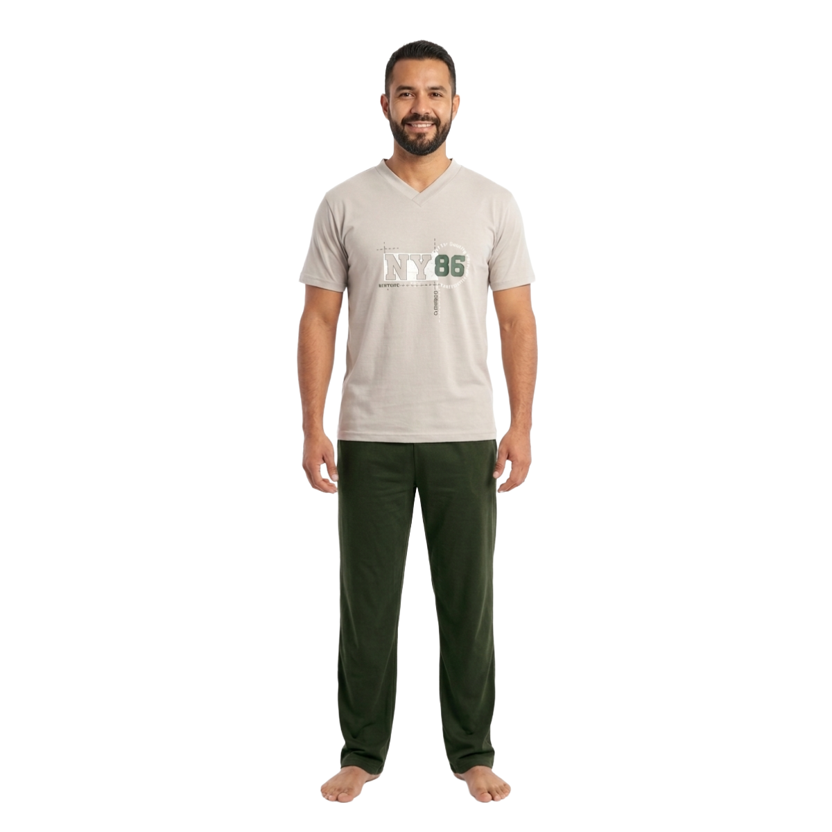 Pijama Miguel Manga Corta- Hombre