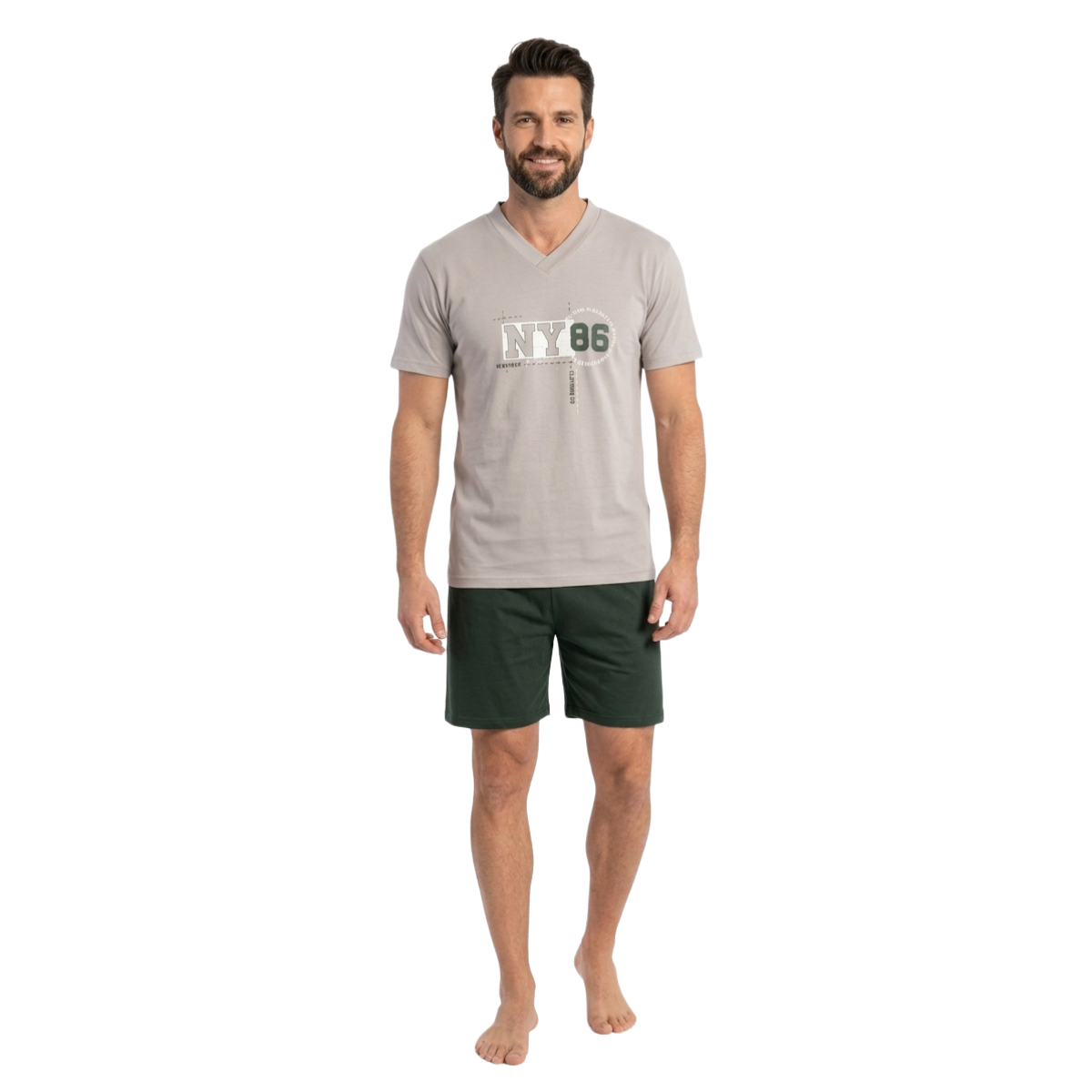 Pijama Miguel Pantalón Corto- Hombre