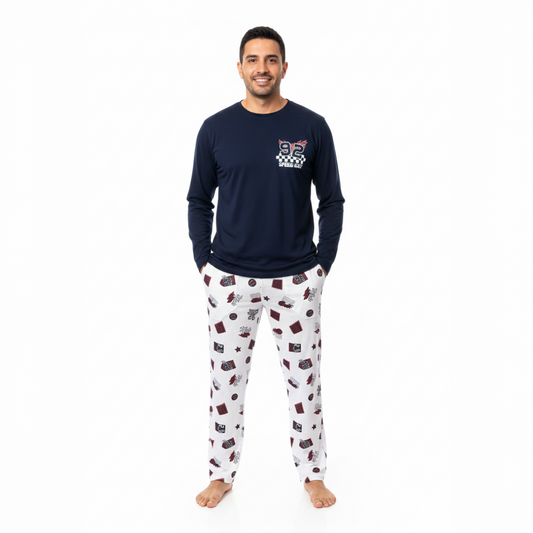 Pijama Samuel Manga Larga- Hombre