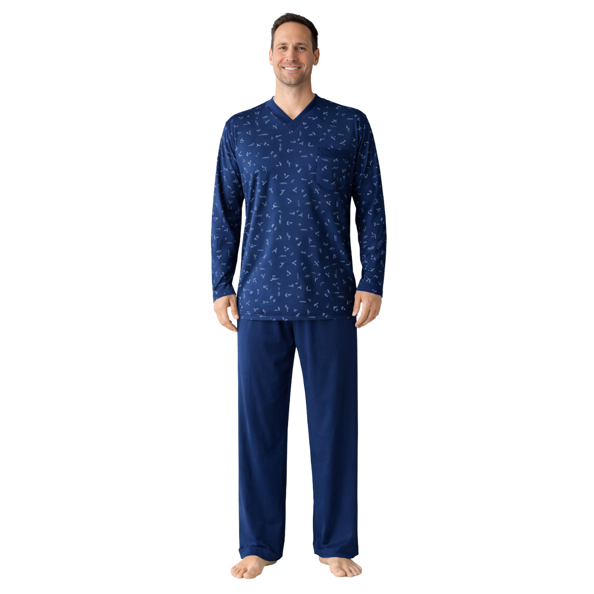 Pijama Javier Manga Larga