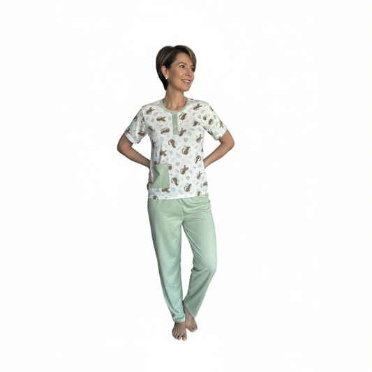 Pijama Julia Manga Corta - Mujer