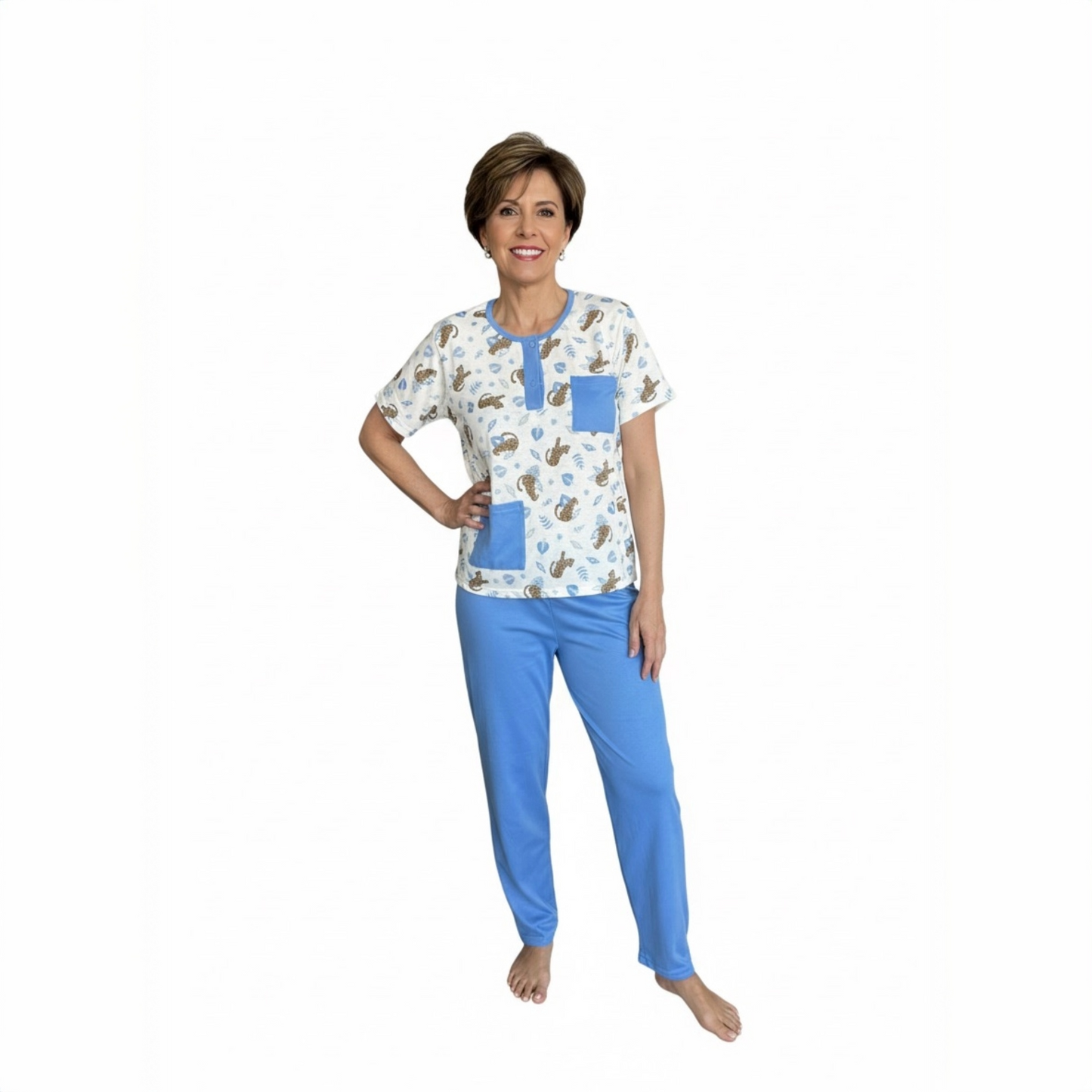 Pijama Julia Manga Corta - Mujer