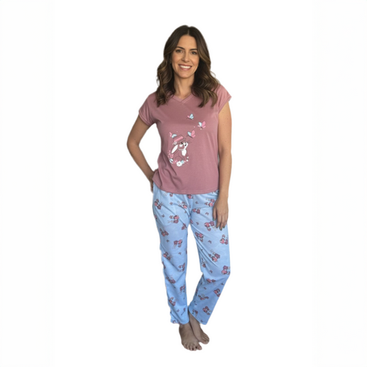Pijama Maria Manga Corta - Mujer