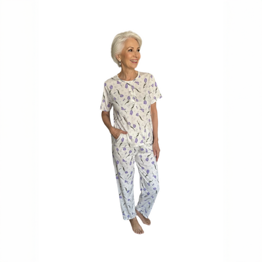 Pijama Clara Manga Corta - Mujer