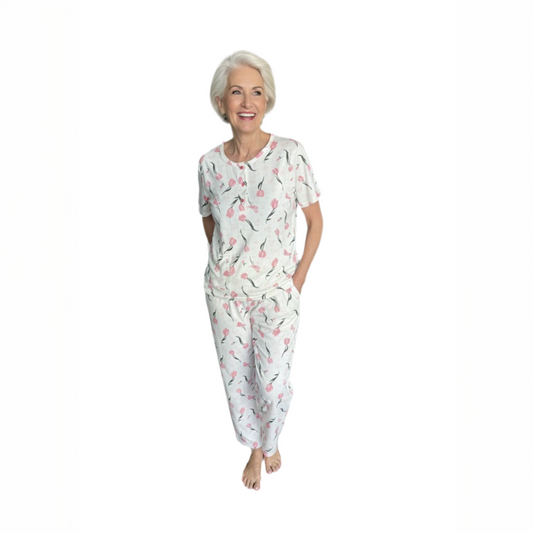 Pijama Clara Manga Corta - Mujer